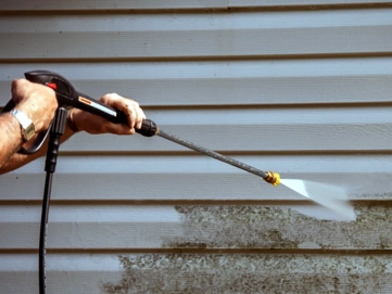 Power washing of siding gets your home prepared prior to selling.